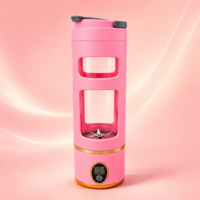 HP‑880 High Power Portable Juicer | Rechargeable Mini Blender Pink